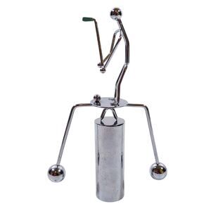 Vintage Metal Man Balancing Golf Golfer Science Desk Office Toy Rochelle's Inc.